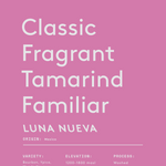 Luna Nueva specialty coffee from Mexico with nutty sweetness, cedar, clove, tamarind flavors, smooth and balanced profile.