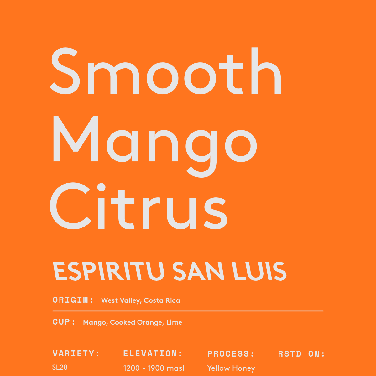 Espiritu San Luis flagor notes